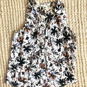 A.L.C. silk floral shirt